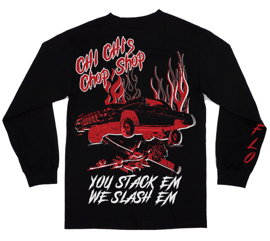 Chi Chi's Chop Shop L/S Shirt - Chi Flo