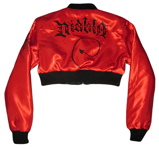 Diabla Cropped Bomber - Chi Flo